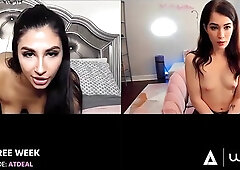 Their first long-distance date ends with breathless video-call passion.