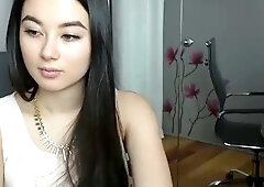 Cute camgirl show