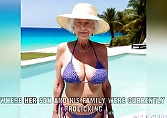 [GRANNY Story] A Hory GILF and the Youthful Gardener