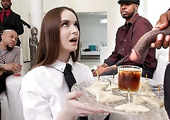 Hazel Moore Does Anal Gangbang With Big Black Cocks