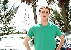 He says he's not gay, but he's taking a fat dick