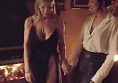 The scent of dinner, the smack of wine and the warmth of a crackling fire fill a home. When a pair brings their shy and at the same time daring ally t