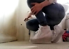 Twink Crossdresser in Tight Jeans