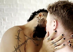 Inked Carioca Ravaging Aussie Youngster's Donk - See Utter (CRIMSON)