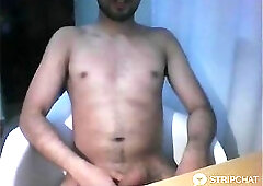 hairy mexican guy shows hole and cum