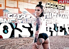 LETSDOEIT - Breasty Tattooed Spanish Sweetheart Banged Super Hard Outside