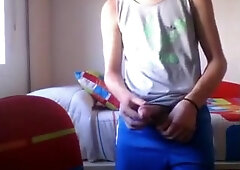 Spanish Cutie Cums On Cam Nice Cock Sexy Ass