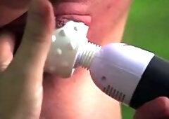 Kinky teen deserved to get tied up and punished in a local forest, during the day