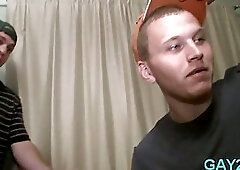 Tattooed gay masseur goes wild