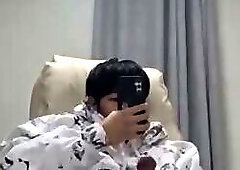 Korean - Pak Ha jerking off his big dick and cum