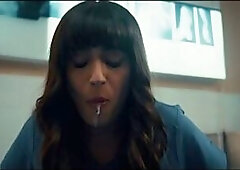 Interracial Bbc Anal Creampie - Brunette hair Nurse Chanel Camryn Freeze Screwed & Swallowing Cum