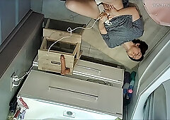 our mom caught in bathroom