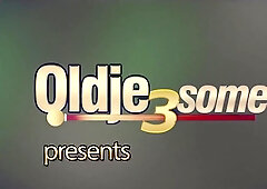 Amateur teens see granddad masturbate then one as well as the other have sex with him