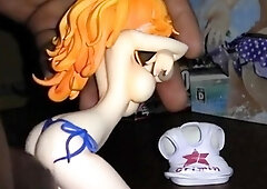 Nami Figure Bukkake on the Beach