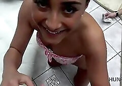 Hunt4k. dark haired lassie is well-prepped to satisfy possessor