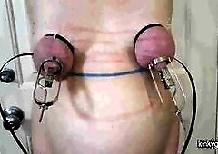 BDSM ordeal for saggy breasted slut Sarah