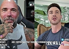 Cole Blue and Jason Collins Strip Publicly