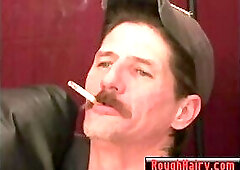 Rugged Redneck Daddy goes gay for cash