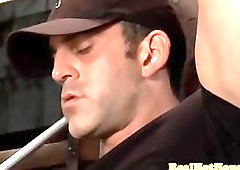 Muscular pornstar jocks sucking cock