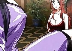 Stunning futanari babe strokes her cock and fucks a cutie