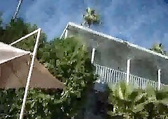 Mature party outdoors