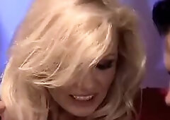 Sexy blonde boned in both holes