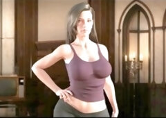 Two milfs, big nipples, 3 dimensional