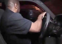 Shemale is thirsty for some black dick