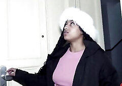 GERMAN SCOUT - No jo-bag Anal Sex at Pick Up Casting for Ebony Hotty Vicky Menage