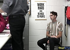 Cole Church And Mark Something - Nerd Thief Barebacked By Vigilant Officer