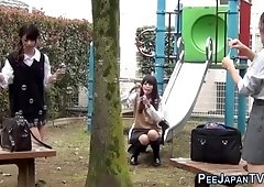asian students urinating