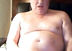 Grandpa Cums, Tastes It on Cam
