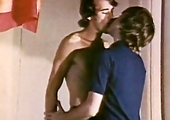 Classic 80s porno featuring incredible blowjob action on the sofa