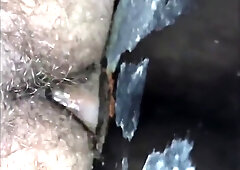 Amateur guy gets raw and wild in the glory hole at the gloryhole