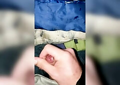 every single day wank 04/thirty - cumming in couch late at night