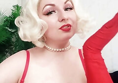 Arya Grander gives harsh JOI and cums on her own face to humiliate you